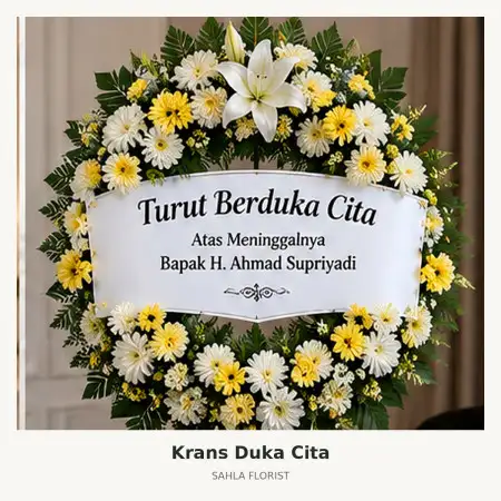 Krans Bunga Duka Sampang